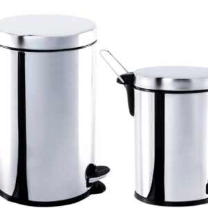 Kit Lixeira Inox
